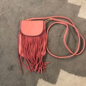 Pink fringe purse✨✨
